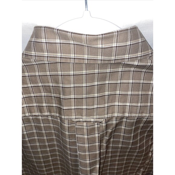 Croft & Barrow Dress Shirt Men’s Size Medium Tan Striped Button Up Long Sleeve - Picture 9 of 12